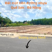 Đất ven Đà Nẵng - sát QL1A mặt tiền đường nhựa 10m5
